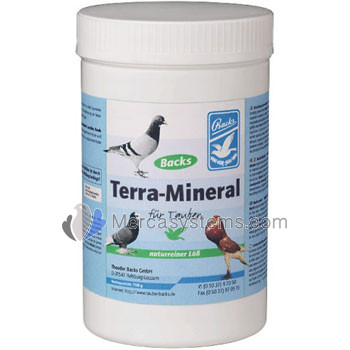 Backs Terra Minerale 1000 kg, (100% prodotto naturale, ha un effetto straordinario sulla funzione intestinale e la qualità del piumaggio). Per Piccioni. 