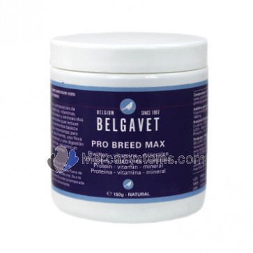 BelgaVet Pro-Breed Max Bird 150gr (proteine ​​di alta qualità, minerali e vitamine per l'allevamento) Per gli uccelli.