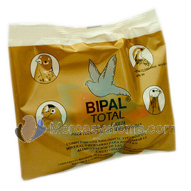 Bipal Total 100gr, (qualità Premium vitamina top, minerali e aminoacidi). Uccelli