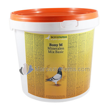 Bony MineralMix Basic 10 kg, (eccellente preparazione dei minerali, oligoelementi, vitamine e proteine)