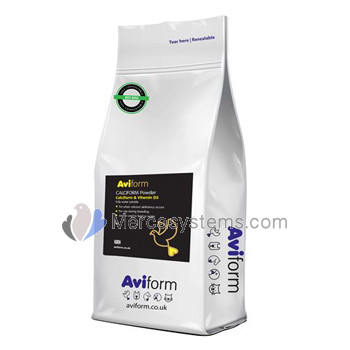 Aviform Calciform Powder 1kg, (calcio idrosolubile arricchito con vitamina D3)