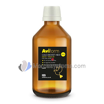 Aviform Calci-Boost HiD3 250ml, (calcio solubile in acqua super concentrato arricchito con vitamina D3)