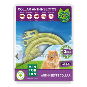 Men for San Collare repellente per gatti per gatti (3 mesi di protezione)