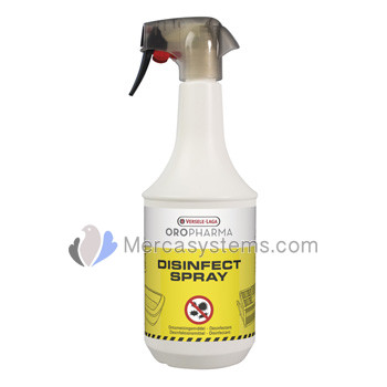 Versele-Laga Disinfect Spray 1L, (spray pronto all'uso per disinfettare)
