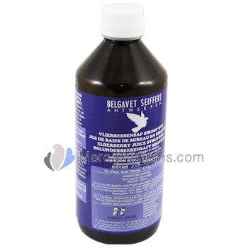 BelgaVet Elderberry Juice Sirop 500 ml (keep your pigeons healthy) 