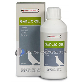 Versele-Laga Oropharma Garlic Oil 250ml (aglio olio puro). Piccioni e Volatili