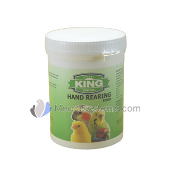 King Hand Rearing Food 240gr, (allevamento cibo per tutti i tipi di uccelli giovani)
