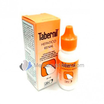 Tabernil Hepático-Renal 20 ml, (supporta il metabolismo epatico e la funzione renale negli uccelli)