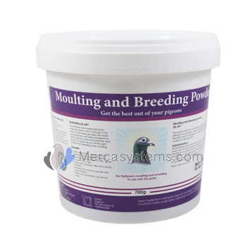 Moulting and Breeding powder 700 gr, (supplemento per l'allevamento e la muta)