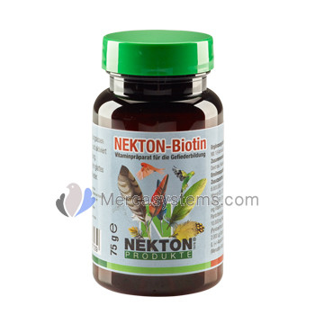 Nekton Biotin 75gr (stimola la crescita delle piume). Per gli uccelli