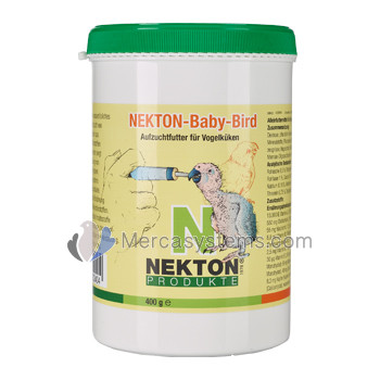 Nekton Baby Bird 400gr, (per il seno a mano bambino uccelli, prebiotici e probiotici arricchito)