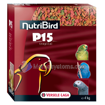 NutriBird P 15 4kg Tropical (equilibrato cibo manutenzione completo per pappagalli)