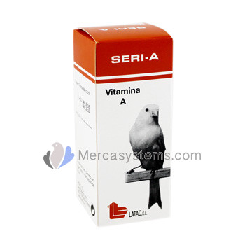 Latact Seri-A 60ml (vitamina A in forma liquida). Uccelli di gabbia