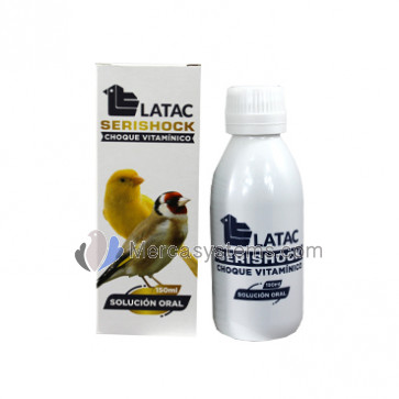 Latac Serishock 150ml (Shock vitaminico per i più alti requisiti nutrizionali). Per gli uccelli