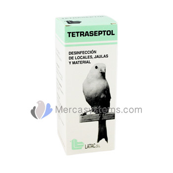 Latac Tetraseptol 250ml (disinfettante voliere, gabbie e attrezzature)
