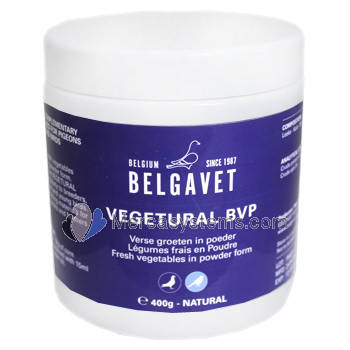 BelgaVet Vegetural 400gr (verdure fresche con spirulina). Per i piccioni e gli uccelli 