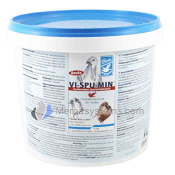 Backs VI-SPU-MIN 5 kg, (minerali, oligoelementi, vitamine e aminoacidi). Per Piccioni 