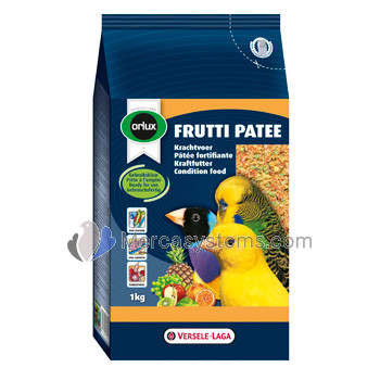 Versele Laga Orlux Frutti Patee pastoncino all'uovo umido multicolori 1kg, canarini uccelli esotici e pappagalli