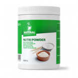Natural NutriPowder 500gr, (booster di energia con un elevato contenuto di proteine ​​e carboidrati)